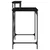 Stol Crni hrast 80 x 50 x 90 cm Konstruirano drvo