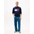 Tommy Jeans Majica mornarska/rdeča/bela