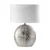 ONLI - Stona lampa CERAMICA 1xE27/15W/230V 51 cm srebrna/bela