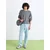 Carhartt WIP Pulover Curtis pegasto siva