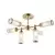 Endon 92213 - Luster na stalku 6xG9/3W/230V mesing