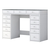 Hanah Home Sto za šminkanje 120x79,8x44,5cm Beli