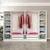 Hanah Home Garderober Kale Plus-7813, 270x210x52 cm, Crno-beli