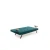 Atelier del Sofa Trosed na razvlačenje Zven, 180x64x78cm, Petrolej