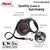 Flexi Povodac Black Design L Tape 5m - Roze