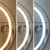 Stensko ogledalo LED MAKE-UP Chrome 50 cm