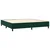 vidaXL Box spring postelja z vzmetnico temno zelena 180x200 cm žamet