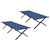 Sklopivi kamperski krevet 2 pcs Plava 210 x 80 x 46 cm