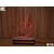 Black Cut 3D Lampa Gitara RGB