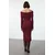 Trendyol Milla Ženska haljina Twoaw25El00033, Bordo