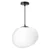 BRILAGI - Luster na sajli PEBBLES 1xE27/40W/230V prečnik 30 cm crna