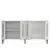 HANAH HOME Komoda Rany 150 White Gold