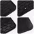 Auto tepih 4 pcs Crna prikladno za BMW X3, X4 2018-4D Aft Guma