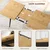 HOMCOM HOMCOM Jedilna miza MDF, jeklo 160D x 75Š x 77V cm naravni les, (5000242580)