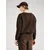 AMERICAN VINTAGE Pletena jopa VITOW temno rjava