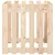 Vrtna sadilica s izgledom ograde 60x60x60 cm od borovine