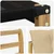 Set vanjskih sofa s jastukom 6 pcs Bijela i bež