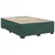 Vidaxl Box spring postelja z vzmetnico temno zelena 160x200 cm žamet