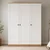 Hanah Home ormar Loren 1600-229, 135,8 cm, beli / orah