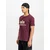 ALPHA INDUSTRIES Majica ecru/burgund