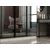 Hanah Home ormar sa reflektujućim staklom Nisa 20659, 225 cm, peščar