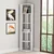 Hanah Home Polica za knjige, 31.8x160.8x31.8cm, Bela