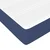 Vidaxl Box spring postelja z vzmetnico modra 100x200 cm blago
