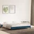 Vidaxl posteljni okvir brez vzmetnice temno modra 200x220 cm žamet