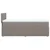 Vidaxl Box spring postelja z vzmetnico taupe 100x200 cm blago