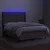 Vidaxl Box spring postelja z vzmetnico LED taupe 140x190 cm blago