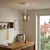 BRILAGI - LED plafonski luster R GLASS 1xE27/60W/230V O 14 cm bela/dimno siva