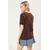 Trendyol Milla Ženska majica TWOSS25TS00088, Braon