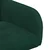 Trpezarijske stolice 2 pcs Baršun Tamnozelena 59 x 56,5 x 86 cm