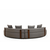 Atelier Del Sofa Ugaona garnitura Gondol-2 (CHL-SOL-CHL-SAG)