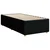 vidaXL Postelja boxspring z vzmetnico Črna 90 x 190 cm Blago