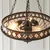 Endon 111870 - Tiffany FARGO luster na lancu, 3xE27/10W/230V, prečnika 41,5 cm