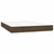 Krevet box spring s madracem LED tamnosmeđi 140x190 cm tkanina