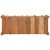 Vidaxl TV omarica Rjava 83 x 33 x 46 cm Trdna obnovljena les