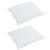 Jastuk s jastukom 2 pcs Bijelo 65 x 65 cm Perje