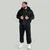 STRIX Zip Hoodie Washed Black