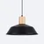 Sollux SL.1322 - Luster na sajli FANO 1xE27/15W/230V prečnik 34 cm crna