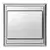 Vgradno enopolno stikalo Luna, 10A, 250V, WP-1L, srebrna