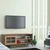 Hanah Home TV komoda Revival 125, 125x54x42 cm, Hrast