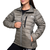 GymBeam Women‘s Puffer Jacket Vetiver/Black