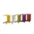 Hanah home Klub sto 35x65x45cm Ljubičasti