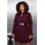 Trendyol Curve Ženska haljina Tbbaw26Ah00003, Bordo