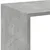 Sobna pregrada / regal za knjige sivi 102x29x103,5 cm drveni