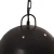 Industrijska viseća svjetiljka 25 W crna okrugla 42 cm E27