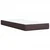 Vidaxl Box spring postelja z vzmetnico temno rjava 80x200 cm blago