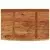 Zidna polica 50x30x2,5 cm pravokutna bagremovo drvo živi rub